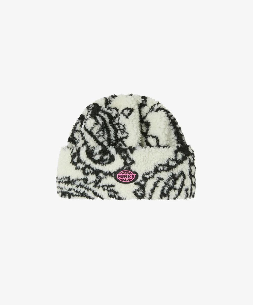 Fat Sherpa Beanie Natural Raw FUNKY
