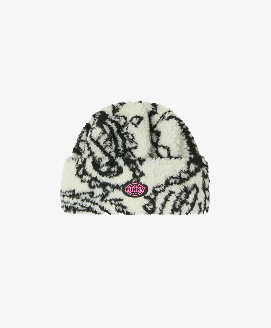 Fat Sherpa Beanie Natural Raw FUNKY