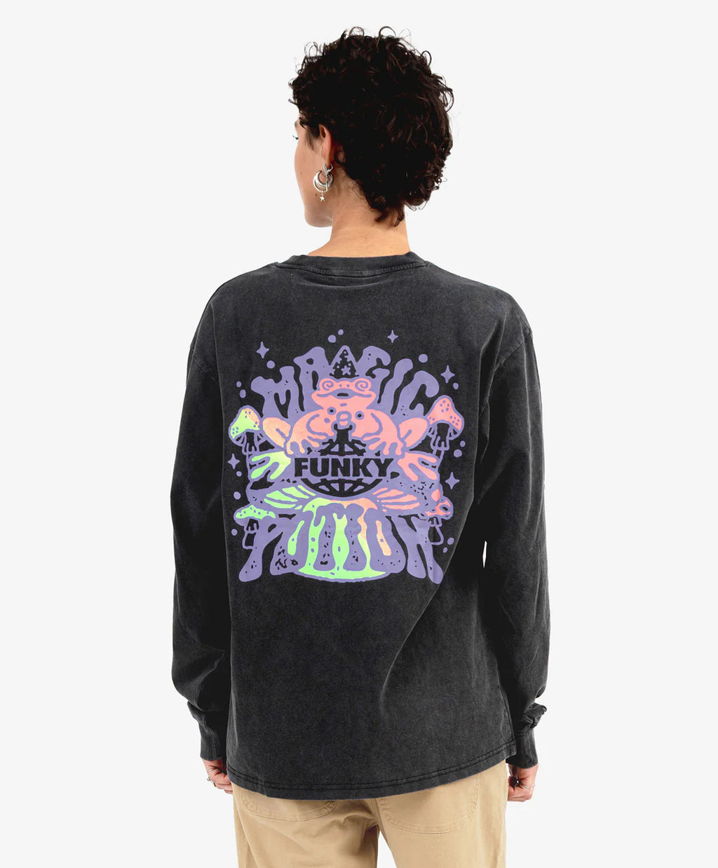 TEE Frog Long Sleeve Black FUNKY