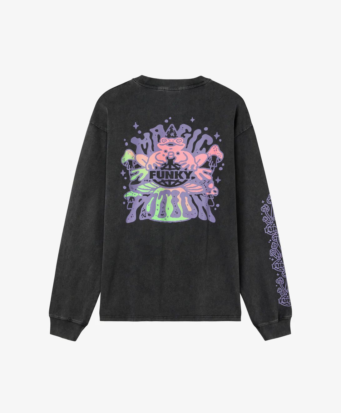 TEE Frog Long Sleeve Black FUNKY