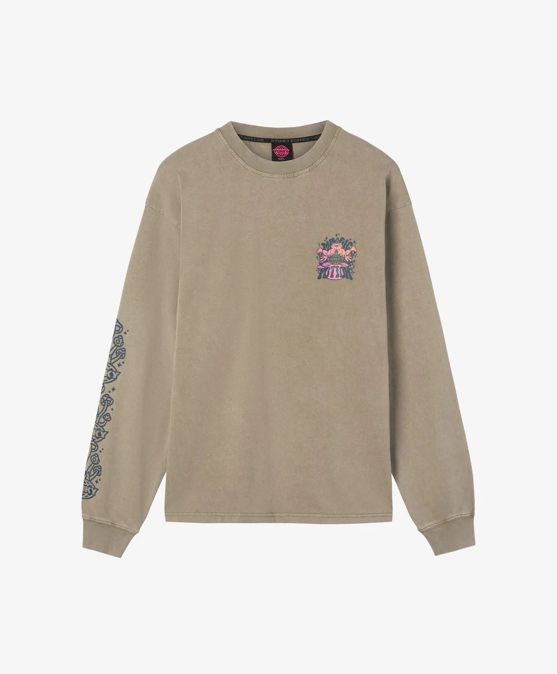 TEE Frog Long Sleeve Sand FUNKY