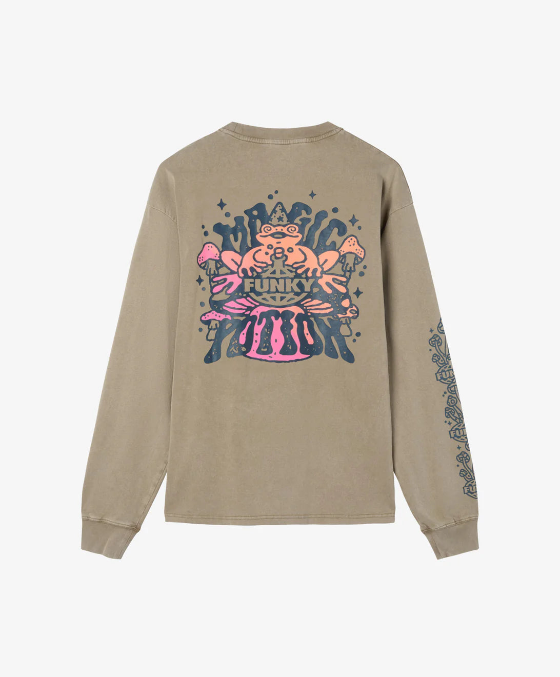 TEE Frog Long Sleeve Sand FUNKY