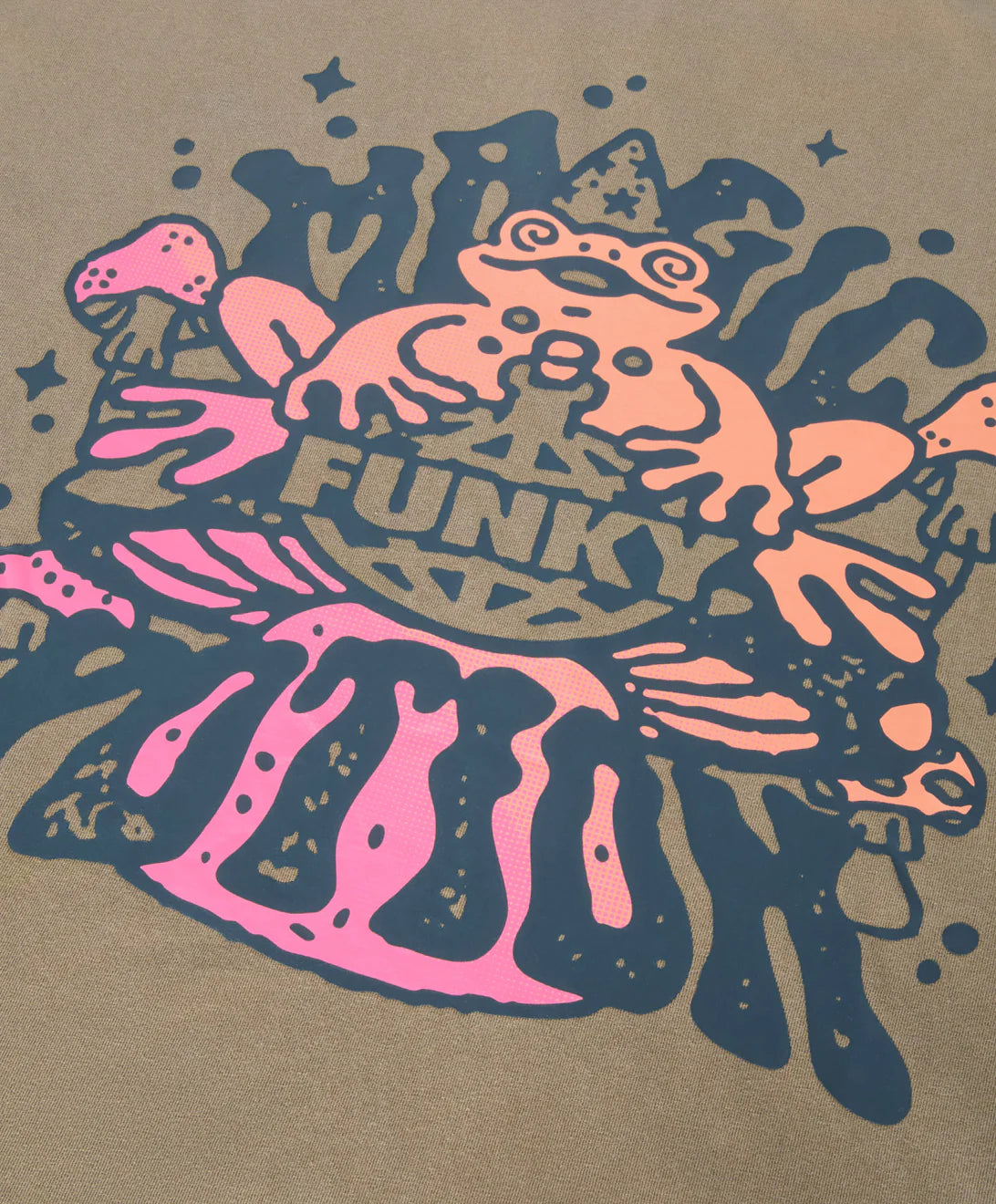 TEE Frog Long Sleeve Sand FUNKY