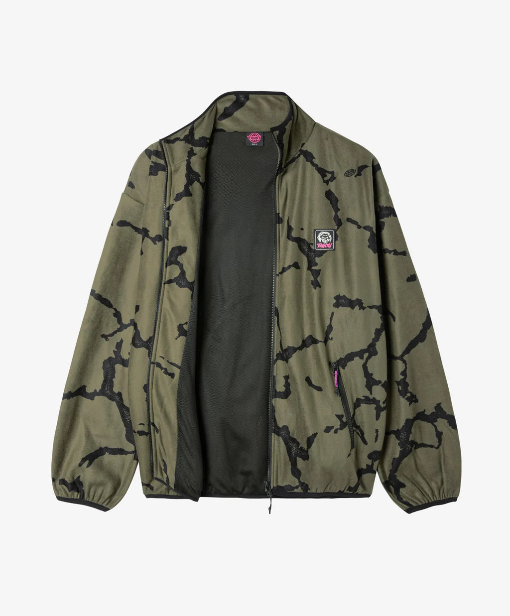 Heritage Full Zip Fleece Olive FUNKY