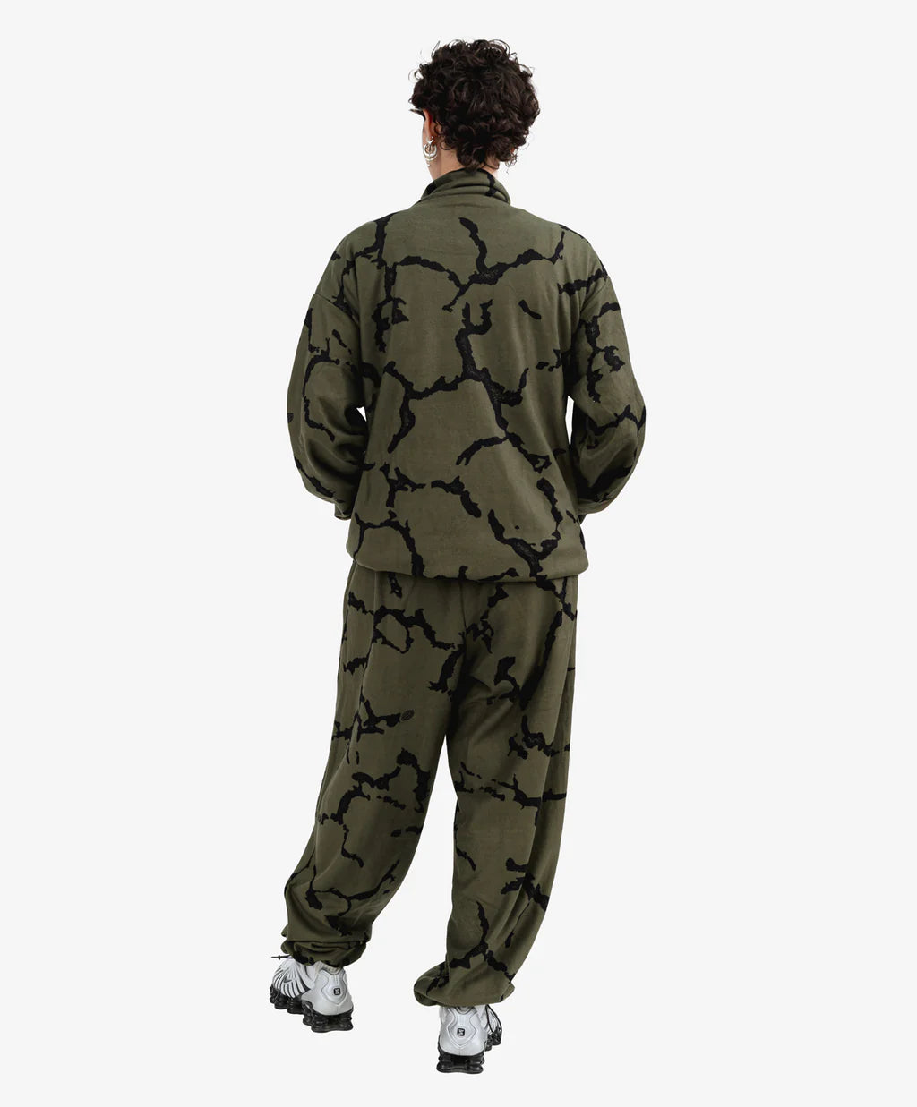Heritage Fleece Trousers Olive FUNKY