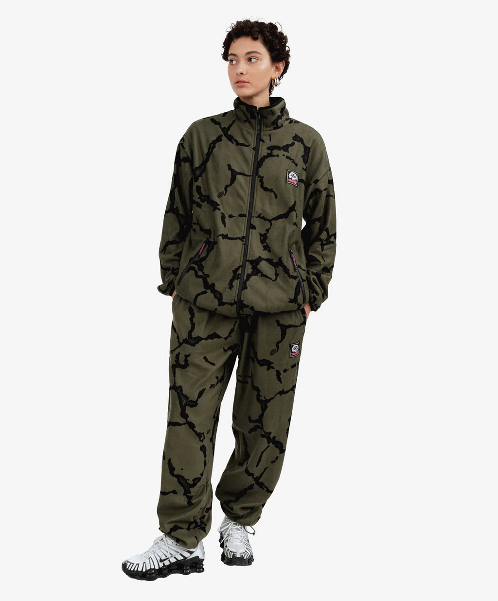 Heritage Full Zip Fleece Olive FUNKY