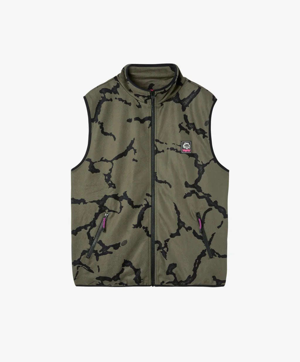 Heritage Fleece Vest Olive FUNKY
