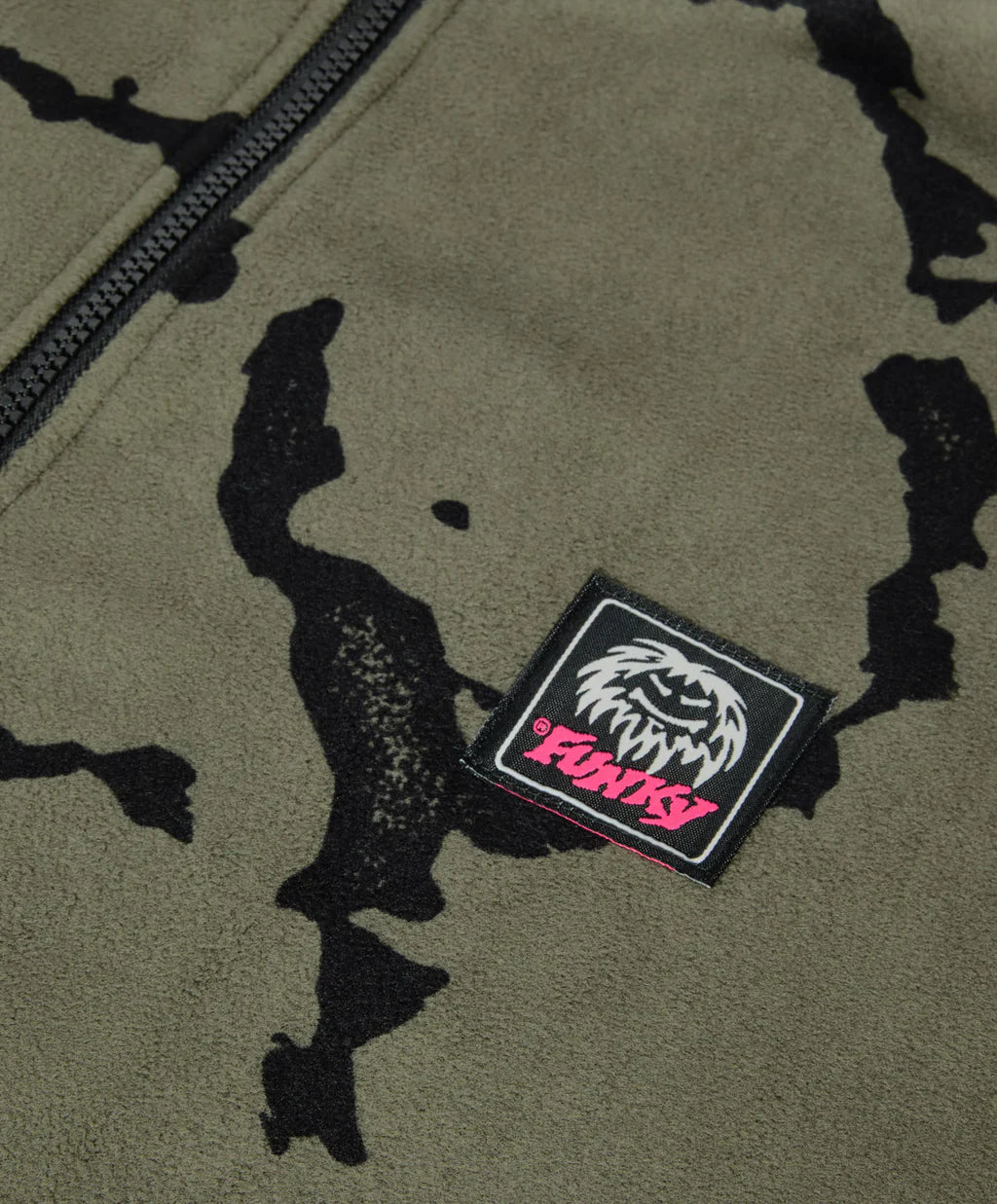 Heritage Full Zip Fleece Olive FUNKY