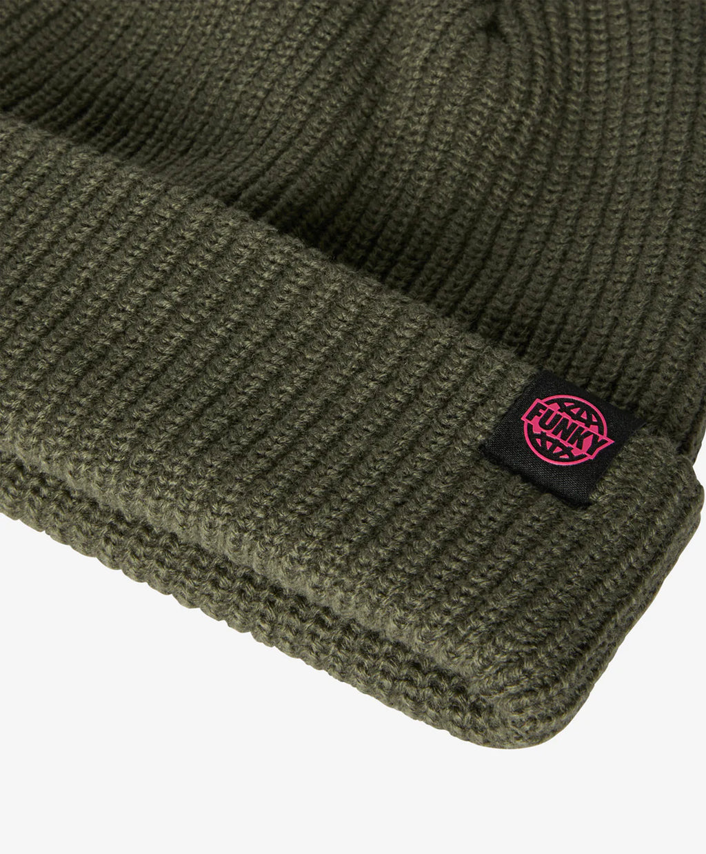 Beanie Corto Logo Verde FUNKY