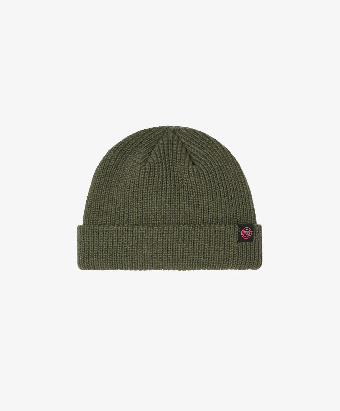 Beanie Corto Logo Verde FUNKY