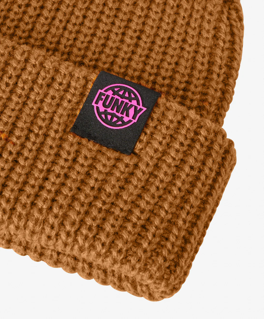 Beanie Corto Logo Caramelo FUNKY